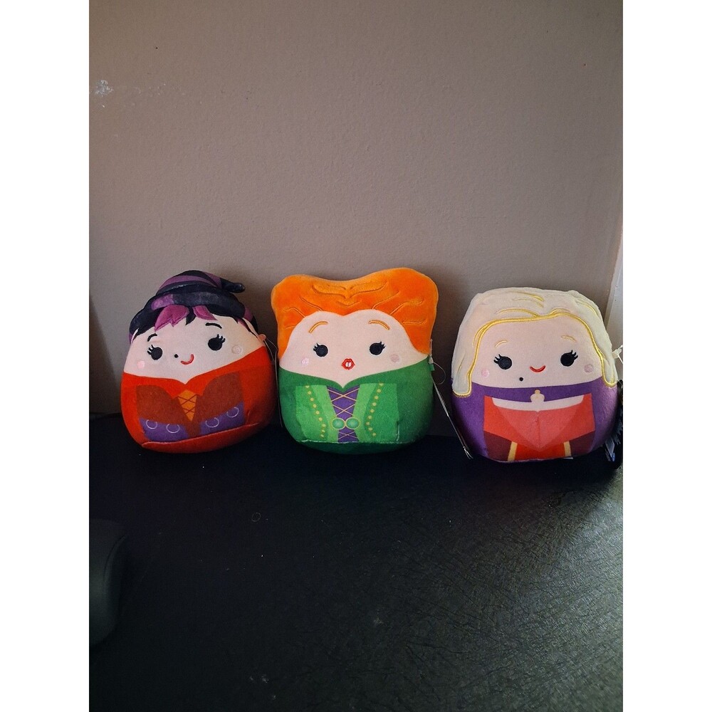 Squishmallows Plush Hocus Pocus Sanderson Sisters Set